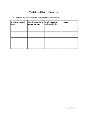 Bio- module 6 study questions - C-190 - Module 6 Study Questions 1 ...