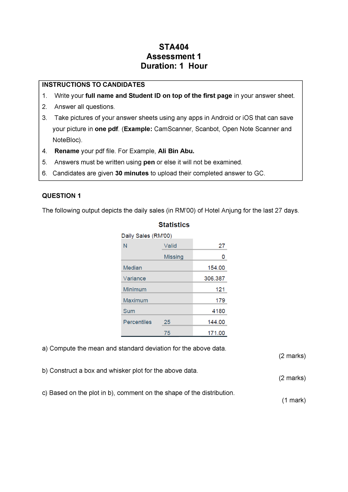 contoh assignment sta 404