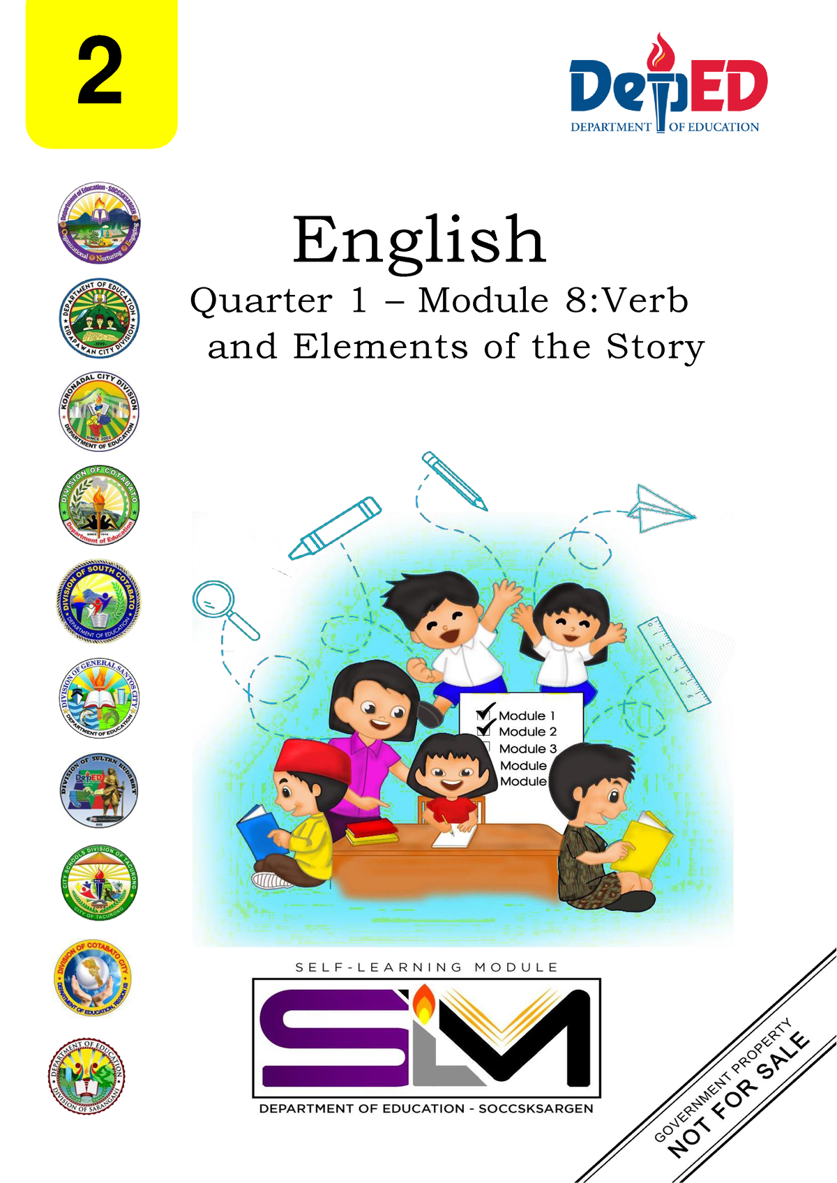 English 2 Q1 Week8 2 English Quarter 1 Module 8 Verb And Elements Of The Story Subject 6535