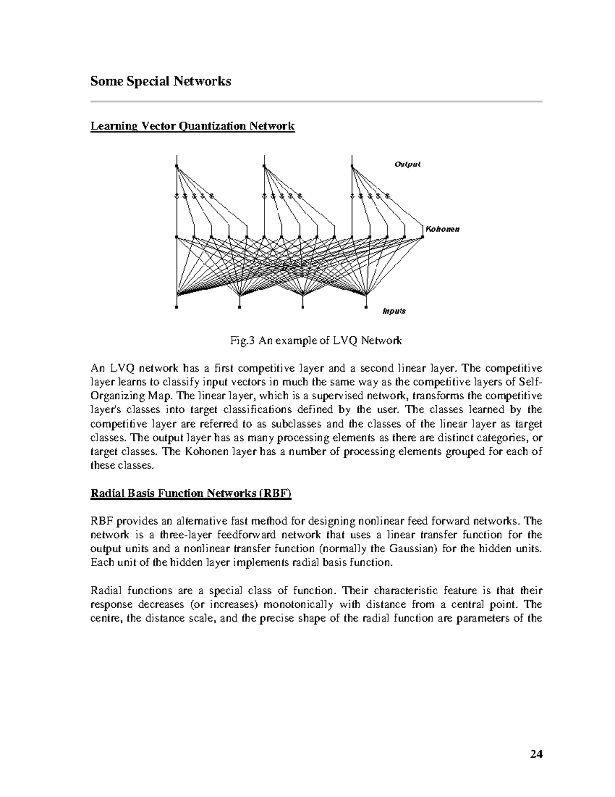 Specail Network - Lecture notes 10 - Some Special Networks Learning ...