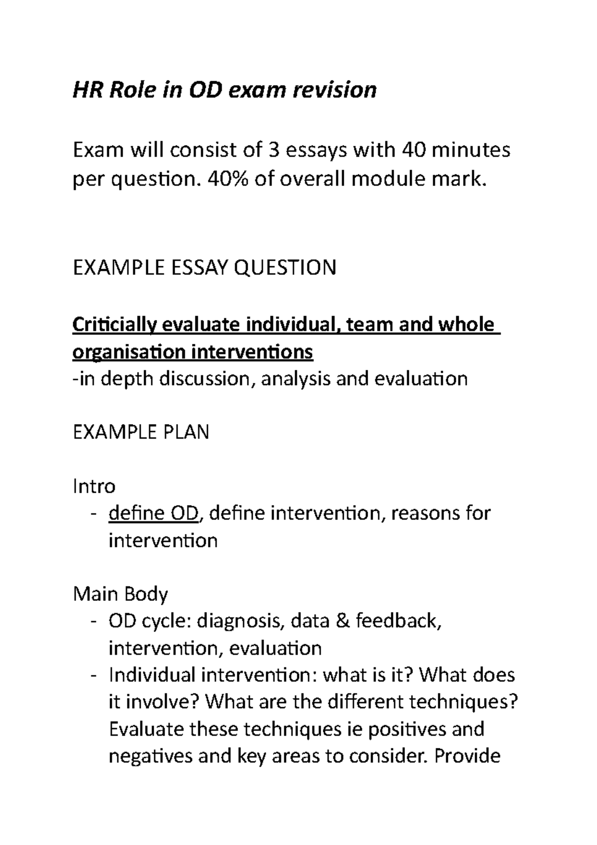 exam-revision-hr-role-in-od-exam-revision-exam-will-consist-of-3