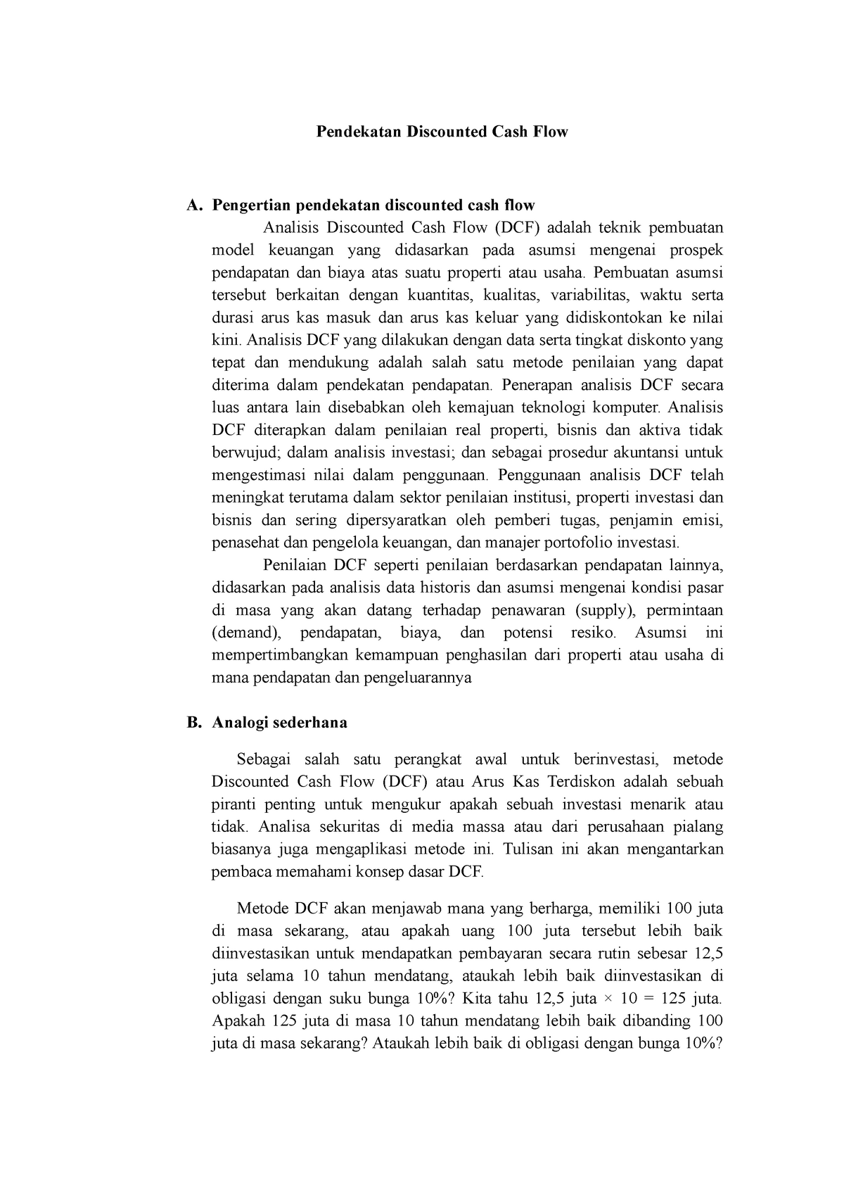 definisi-discounted-cash-flow-dan-cara-menghitung-discounted-cash-flow