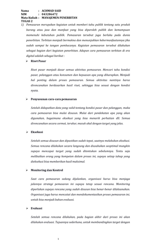 [Solved] Uraikan bagaimana keberlangsungan dunia penerbitan penerbitan ...