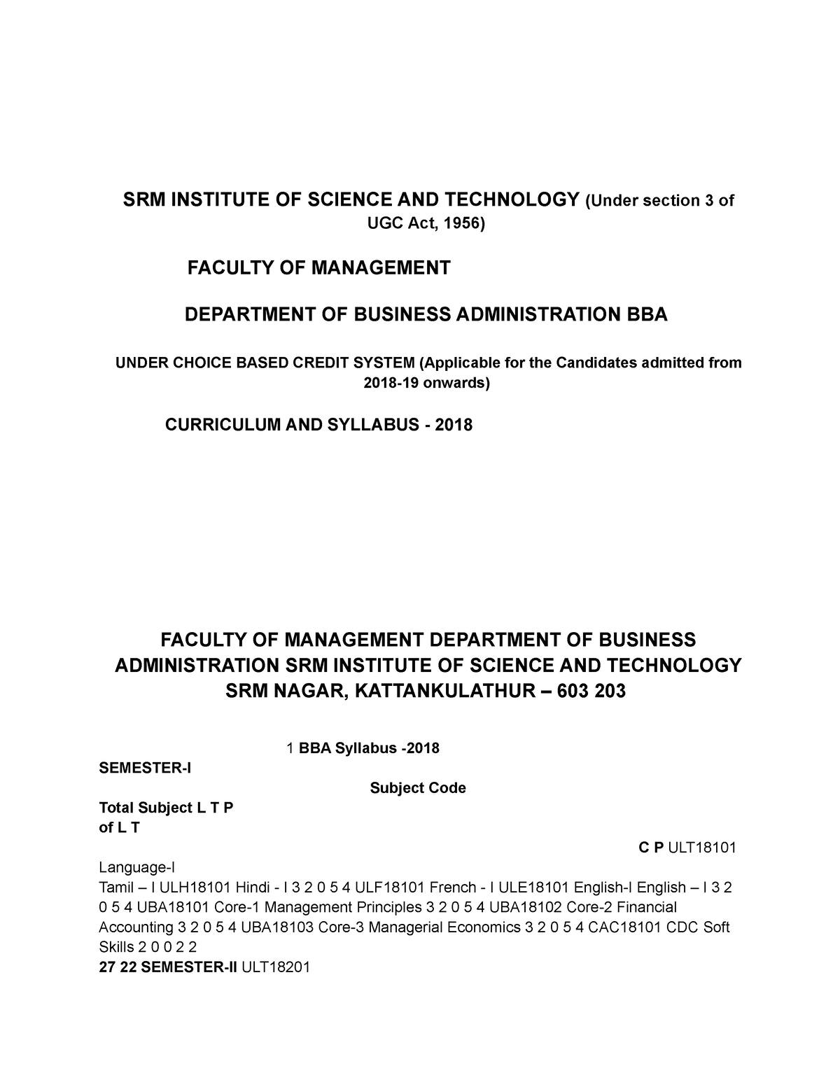 srm phd course work syllabus