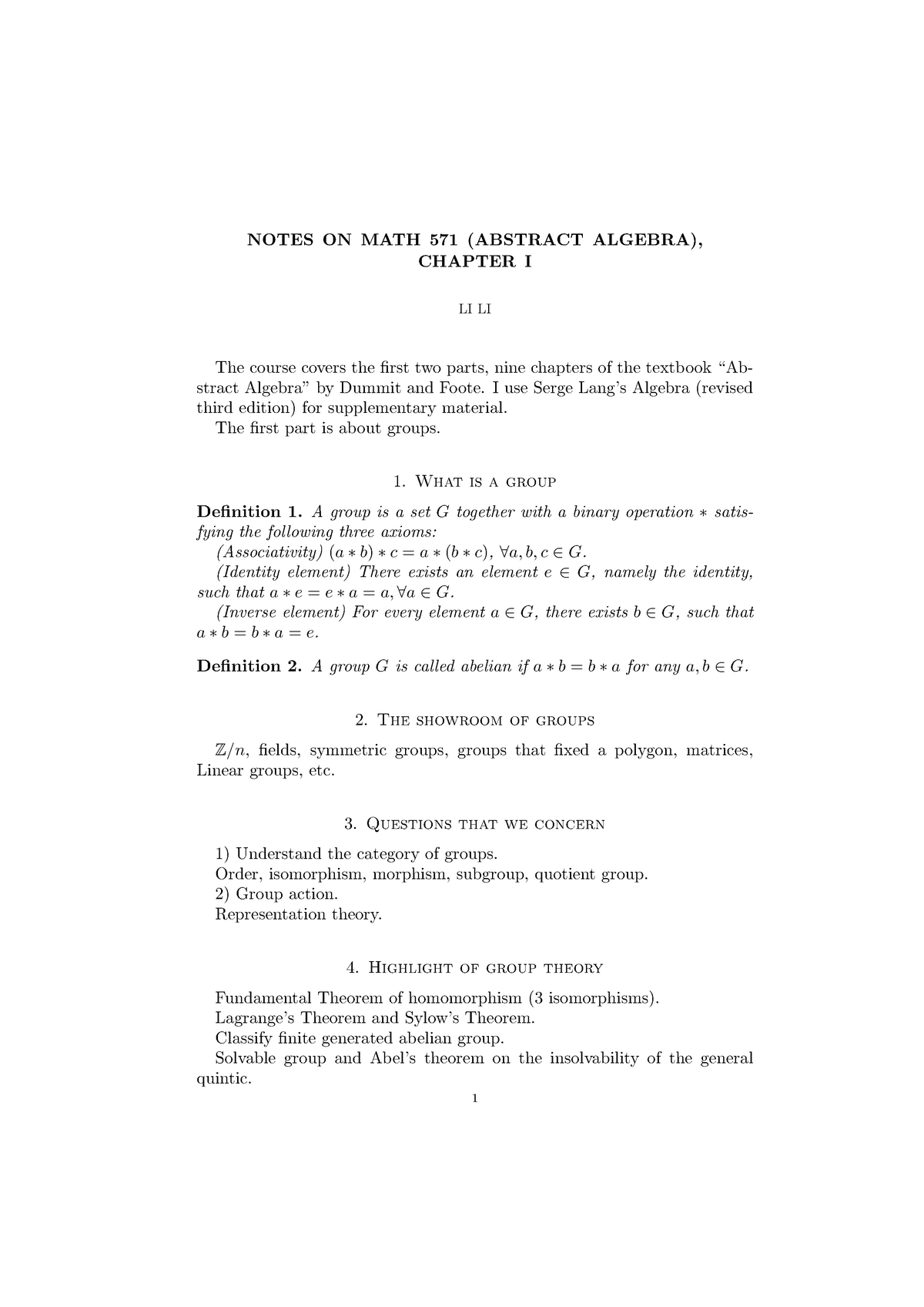 Lecture Notes Chapter 1 Mth 571 Studocu