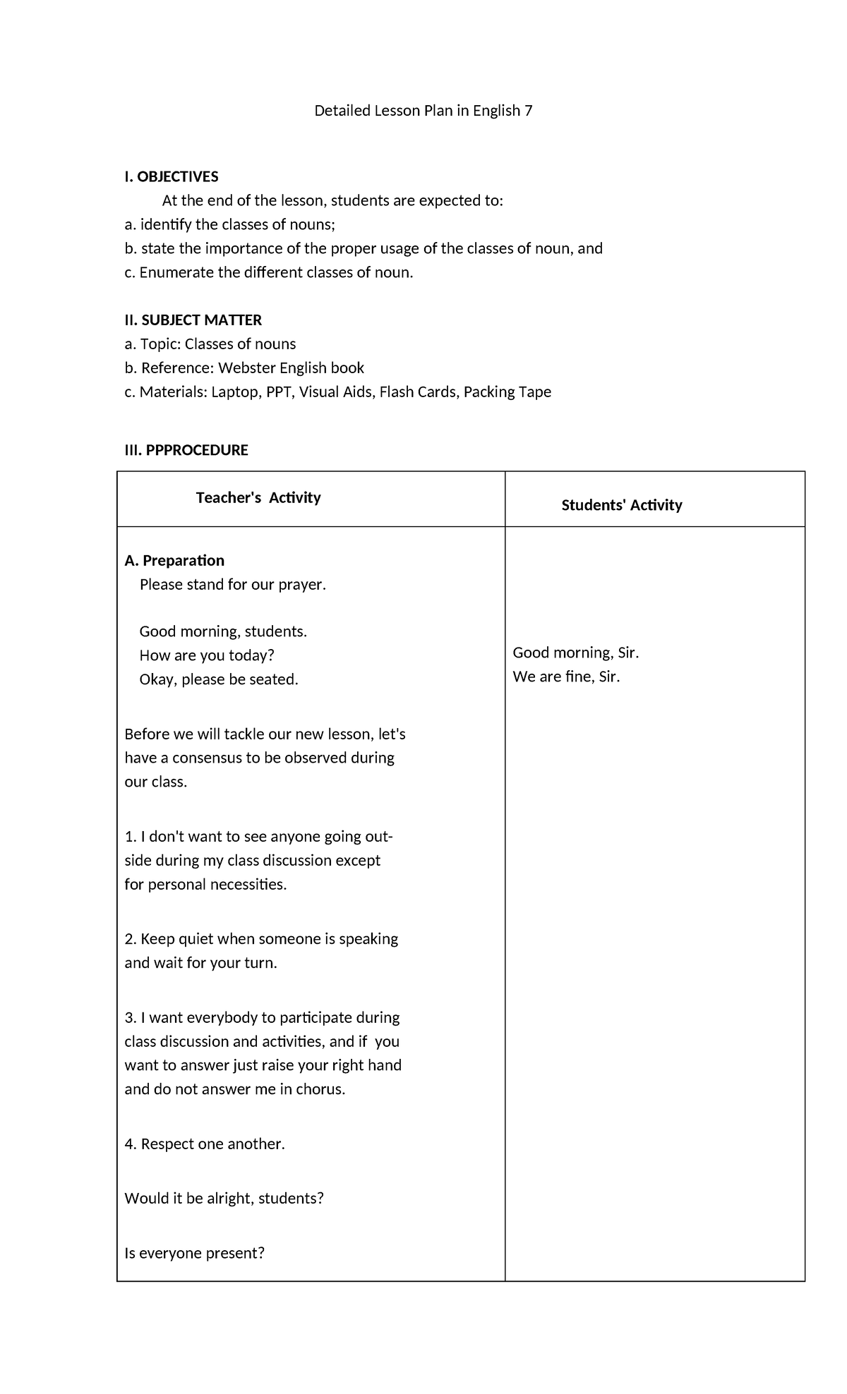 Detailed Lesson-WPS Office - Detailed Lesson Plan in English 7 I ...