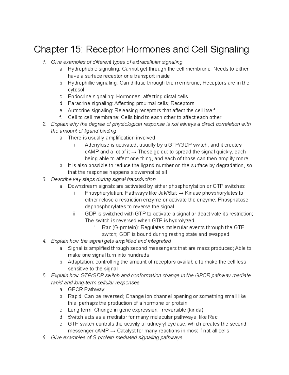 BIOS 3450 Second Half Learning Objectives - Summer 2022 - Leavey ...