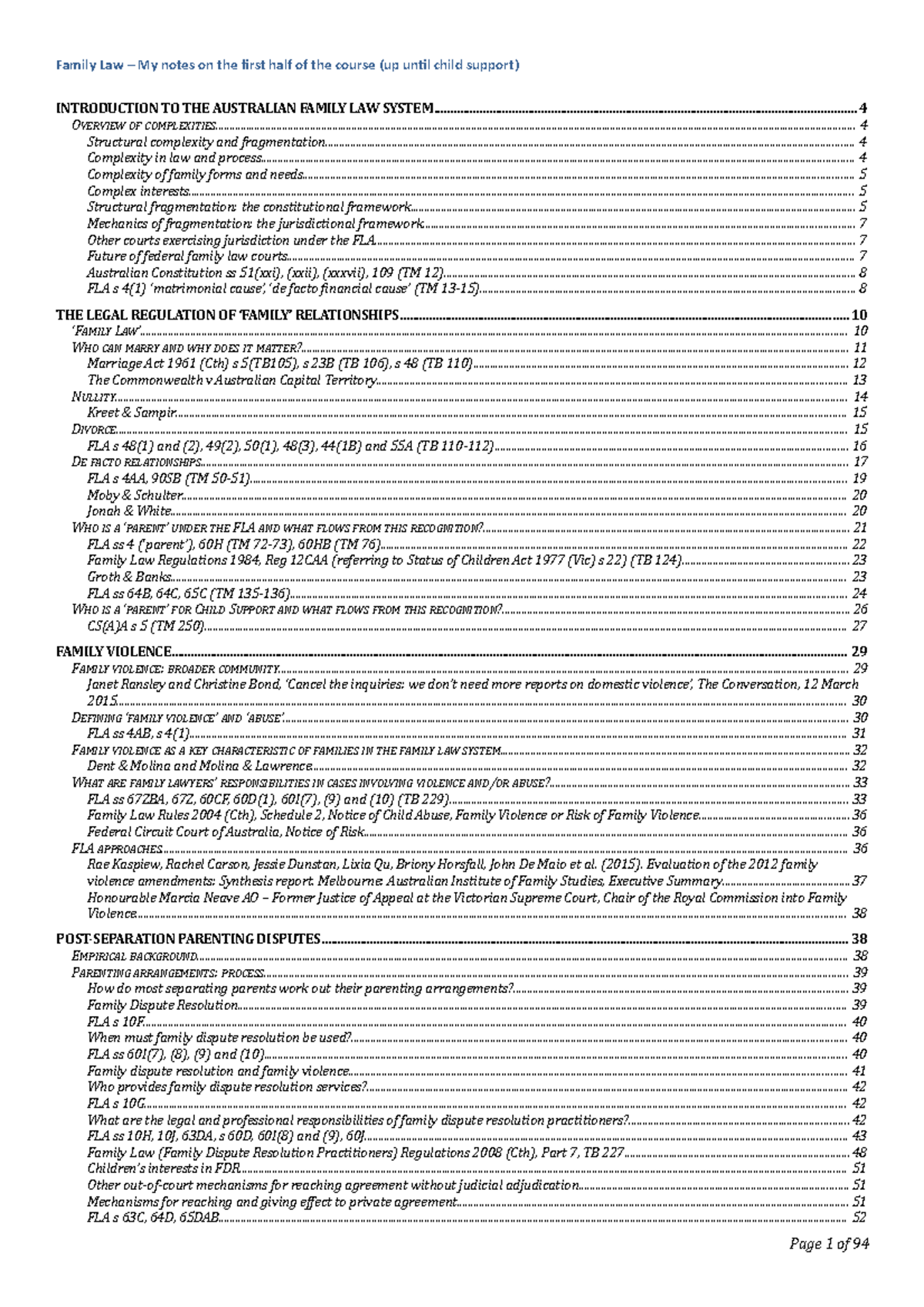 family-law-1st-half-course-notes-janet-ransley-and-christine-bond