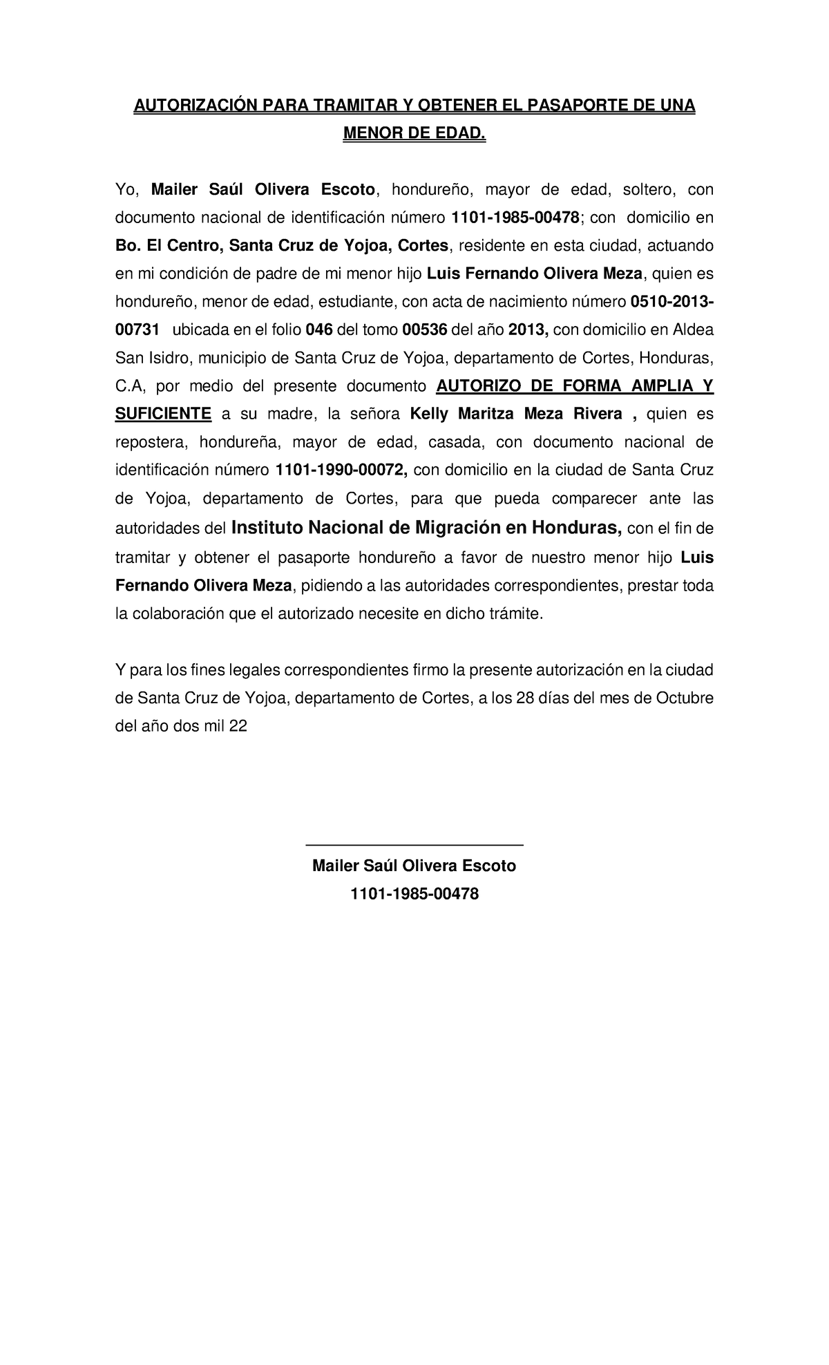 Modelo De Autorizacion Judicial Para Tramitar Pasaporte Actualizado The Best Porn Website 5933