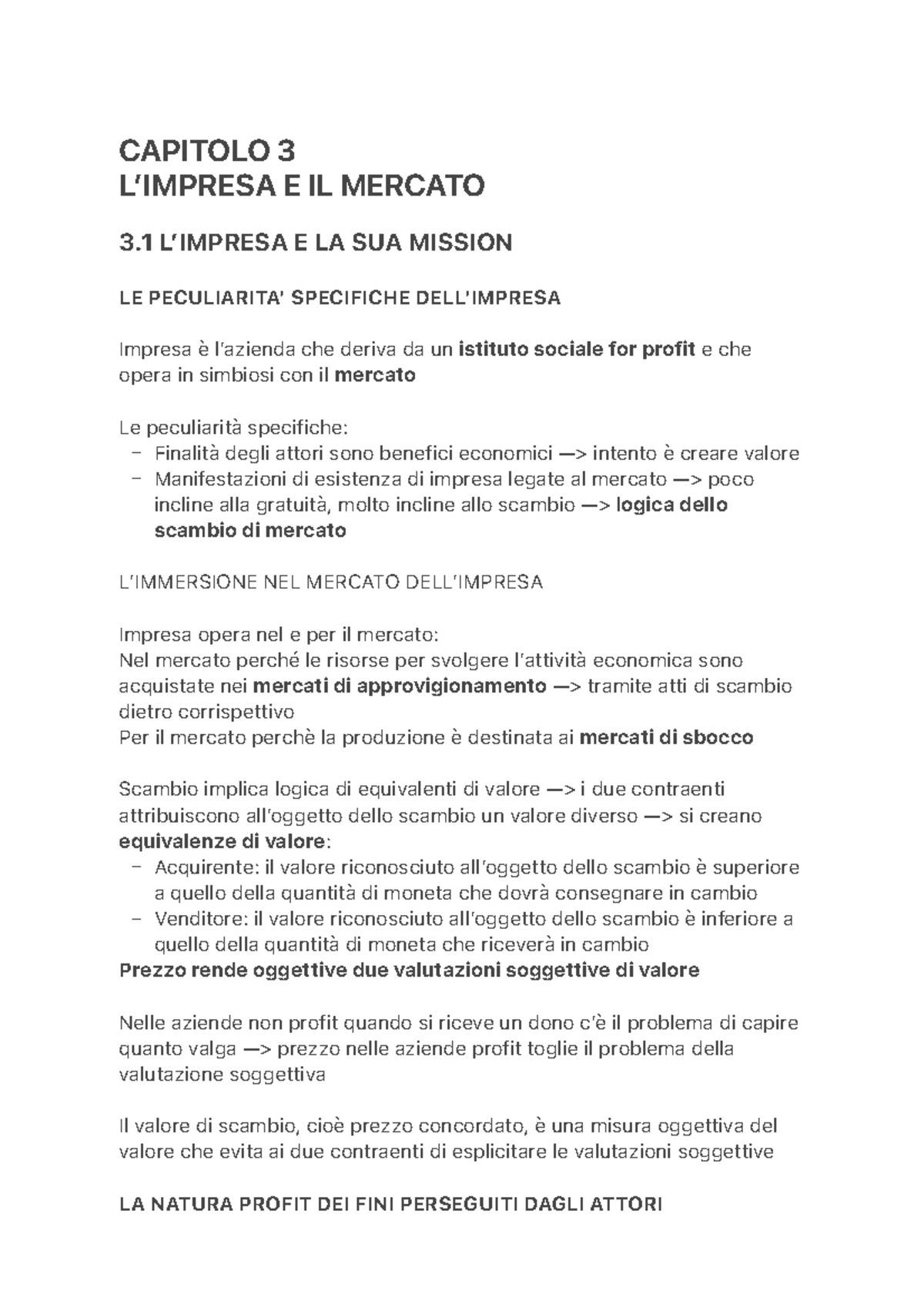 Capitolo 3 - Appunti Presi A Lezione Di Economia Aziendale Con La ...