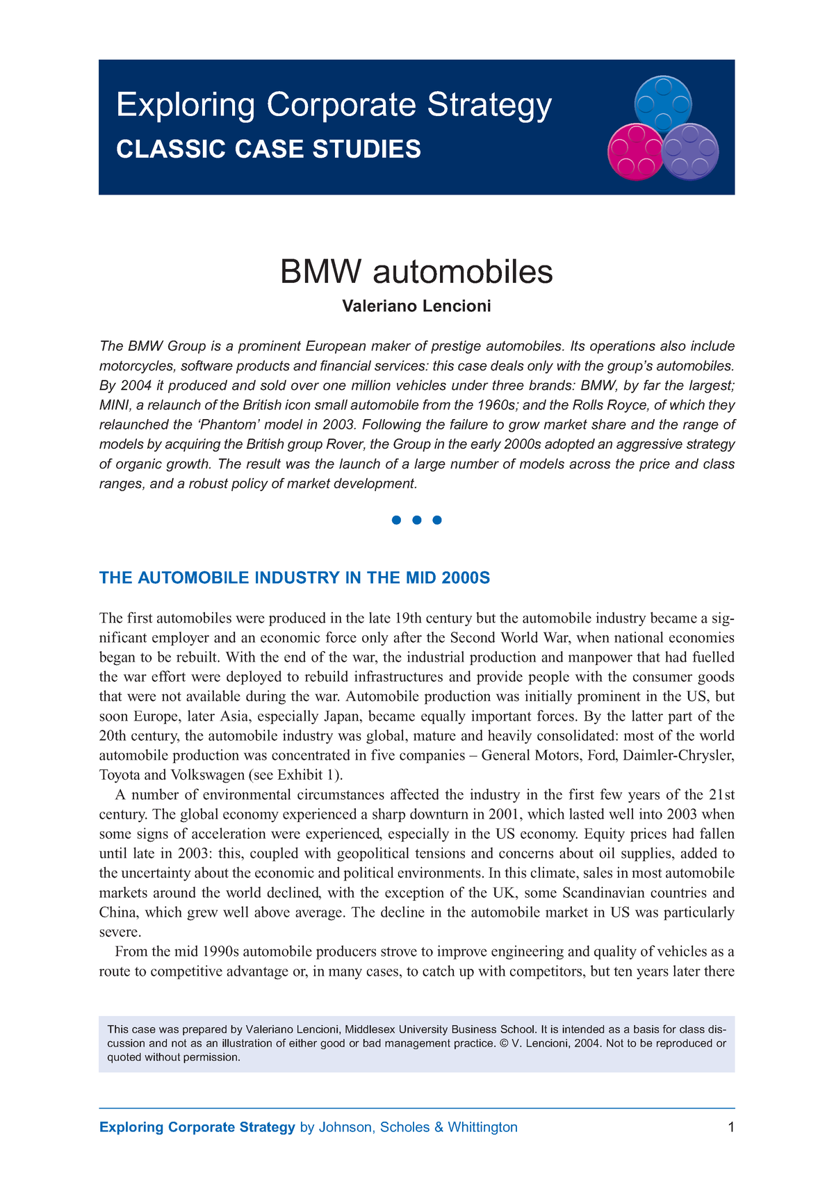 case study bmw pdf