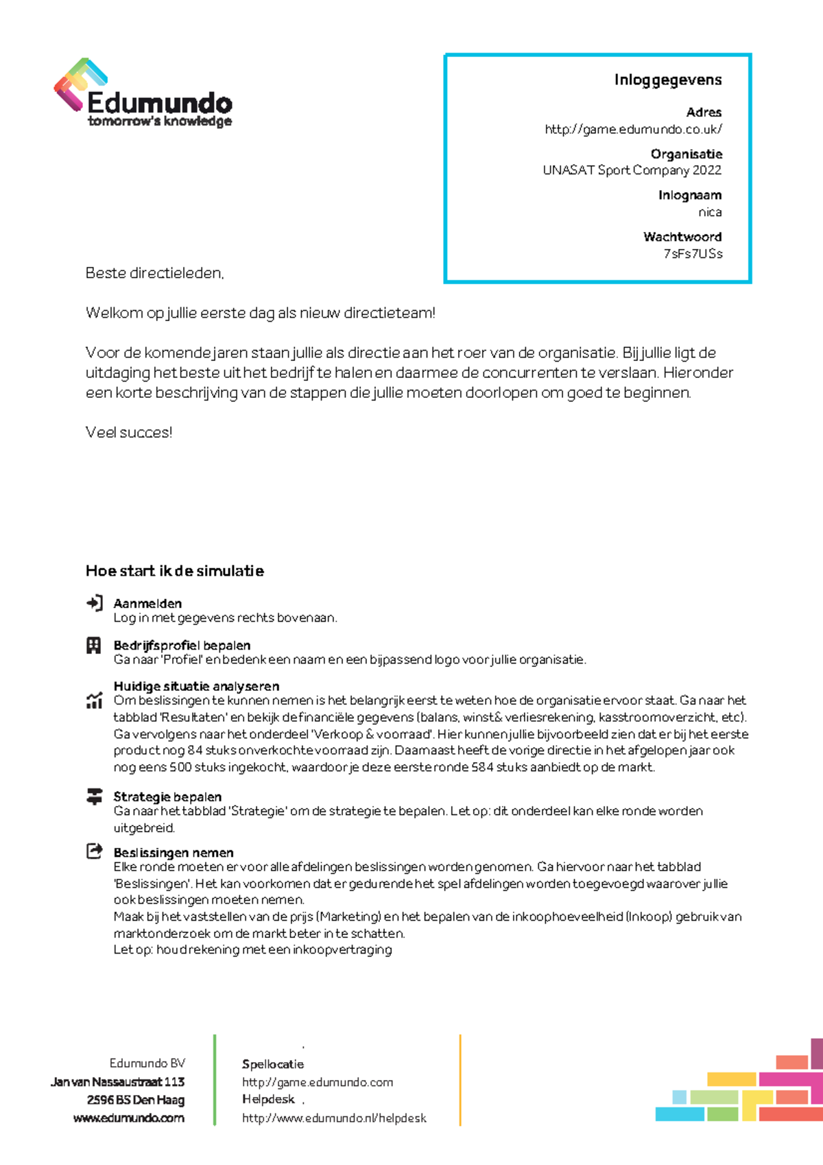 Edumundo Login - Het boek bestaat uit drie delen: 'Wat is een bedrijf ...