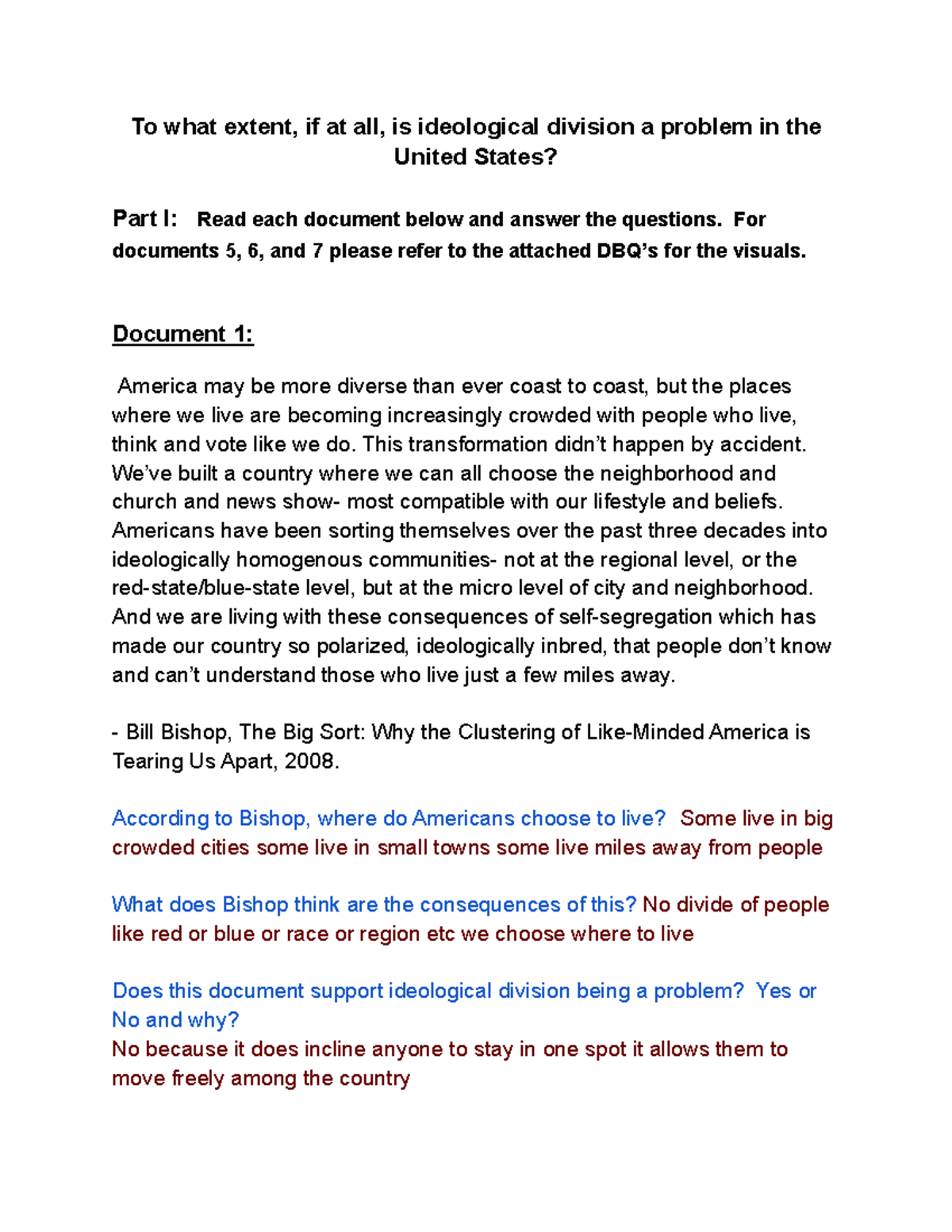 Copy of political Ideology DBQ's - To what extent, if at all, is ...