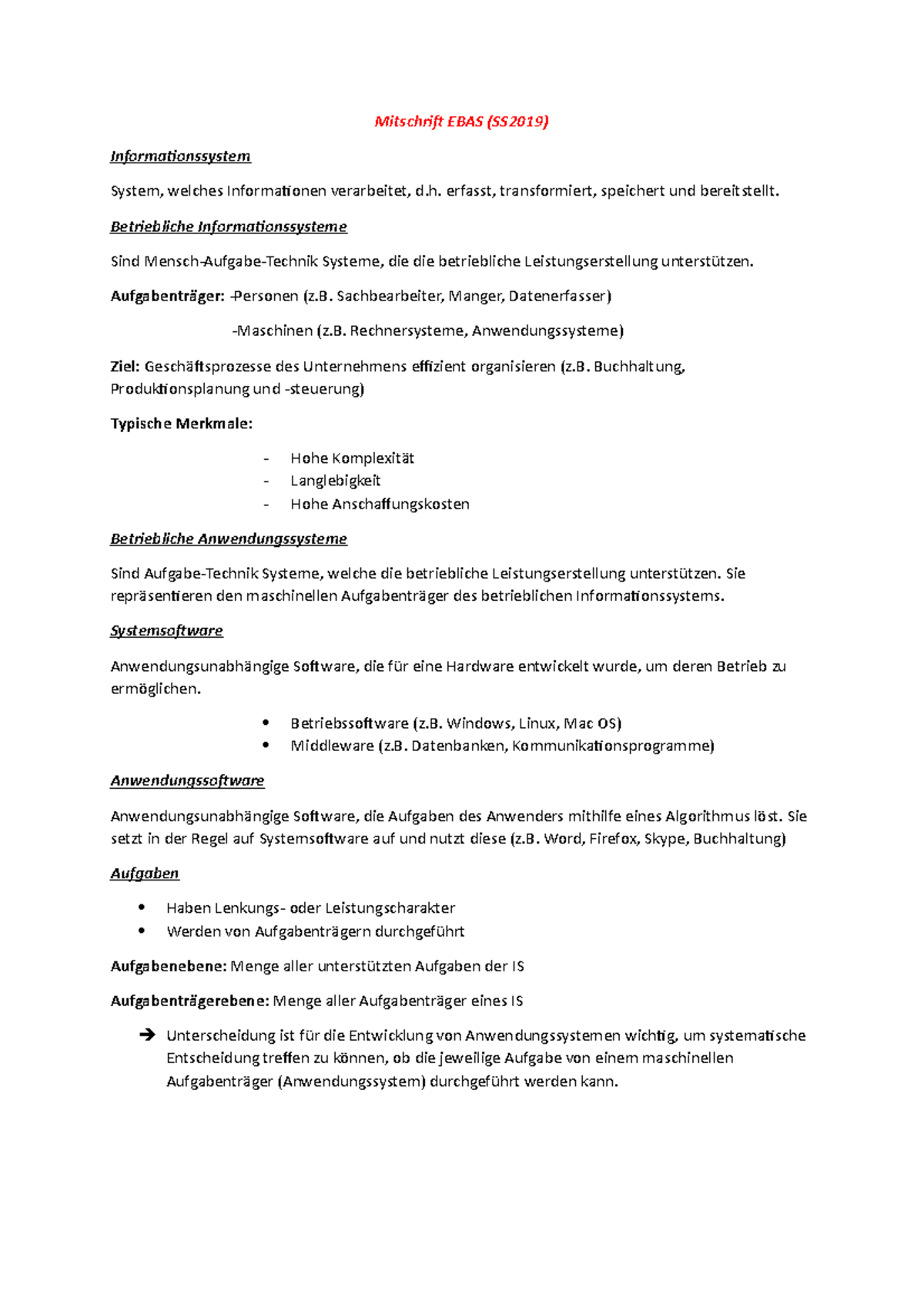 EBAS-Mitschrift - mitschrift - Mitschrift EBAS (SS2019 ...