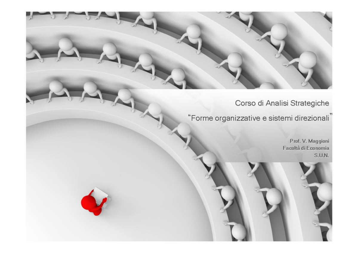 La Gestione Strategica - Corso Di Analisi Strategiche Forme ...