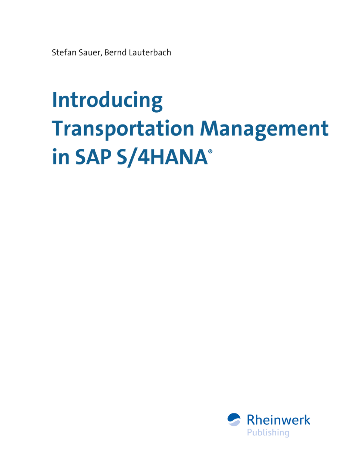 Introducing Transportation Management in SAP S4HANA - Sap - Studocu