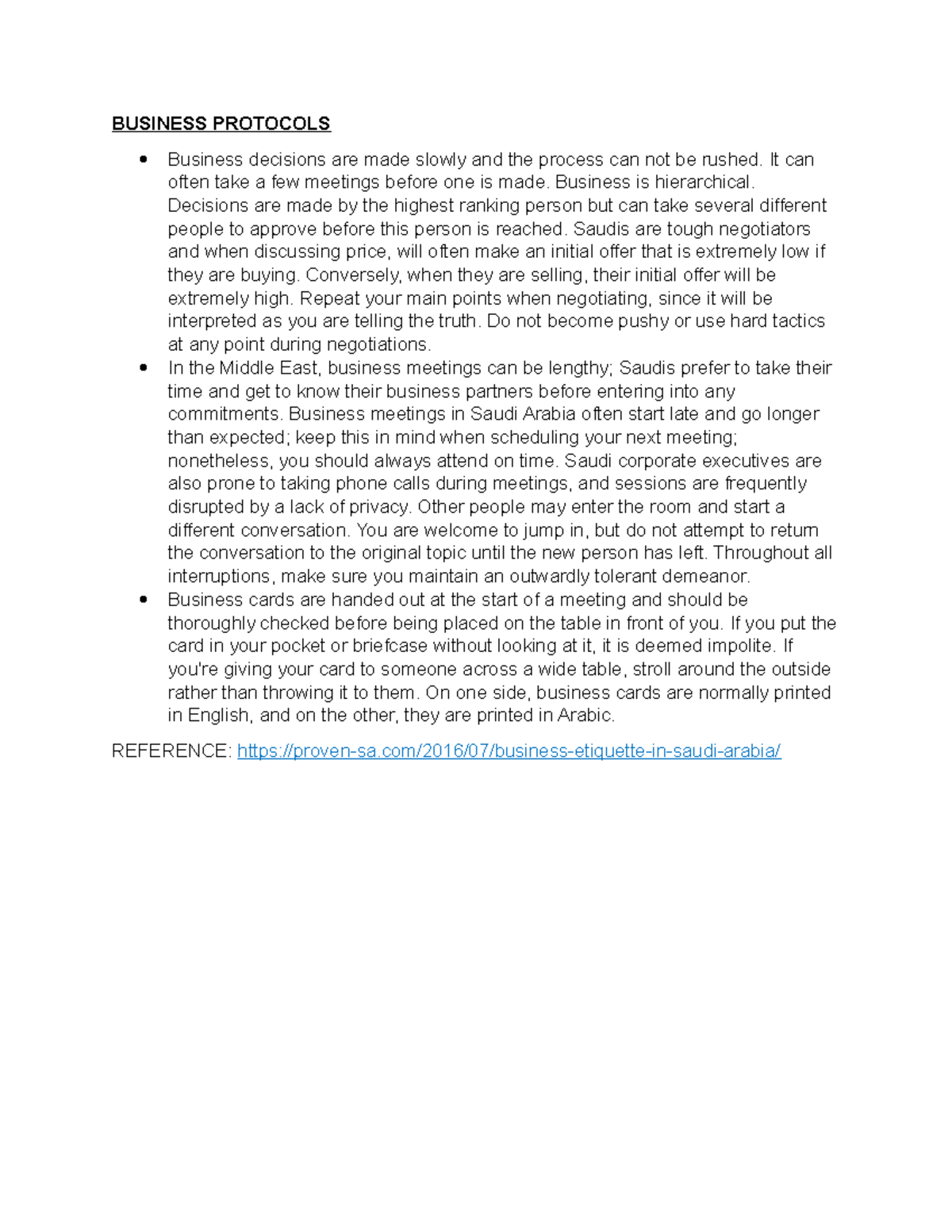Business Protocols IN Saudi Arabia - BUSINESS PROTOCOLS Business ...