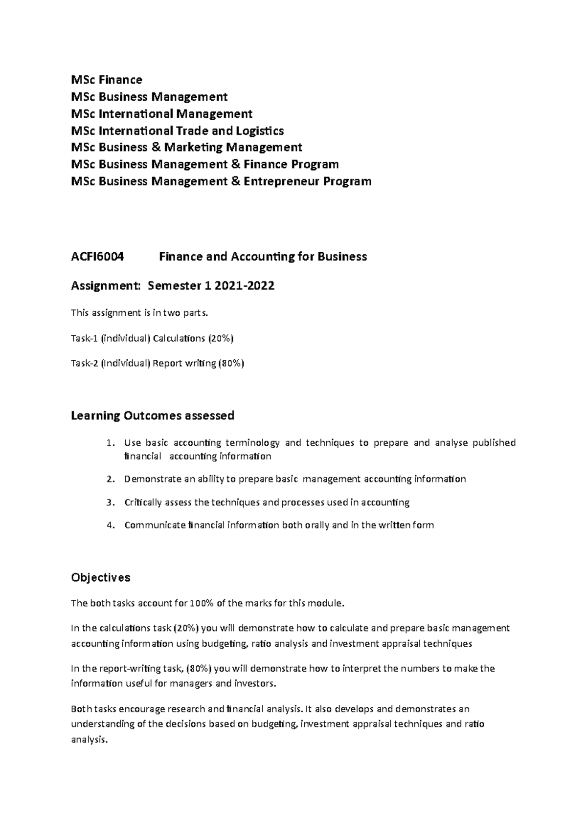 higher business assignment 2022