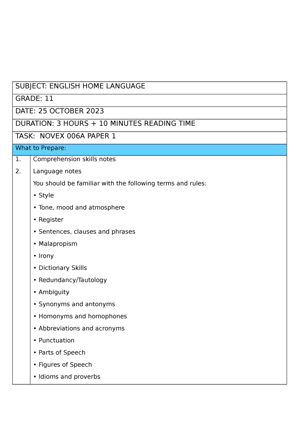 ieb discursive essay rubric