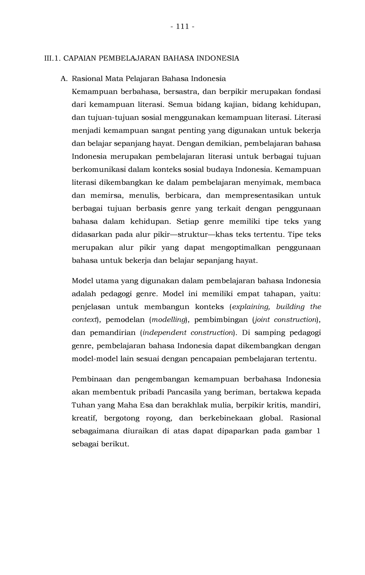 CP B. INDO FASE E DAN F - Akajdsh - III. CAPAIAN PEMBELAJARAN BAHASA ...