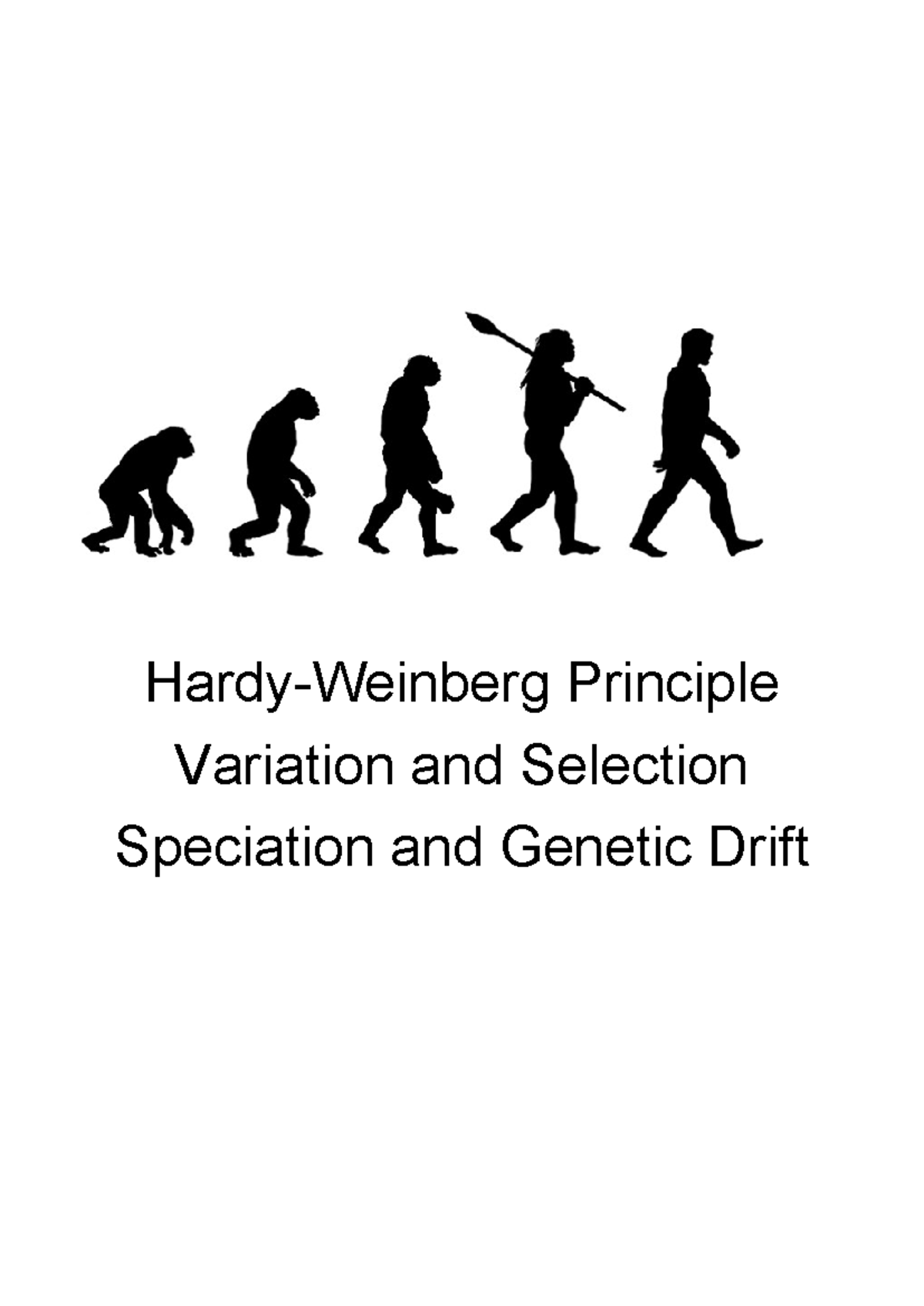 Topic 7B Notes - biology - Hardy-Weinberg Principle Variation and ...