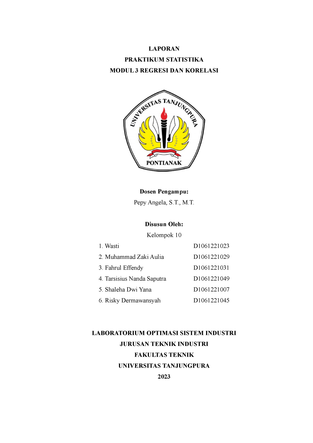 Laporan Modul 3 - Gxffvxcvdsfxcvz - LAPORAN PRAKTIKUM STATISTIKA MODUL ...