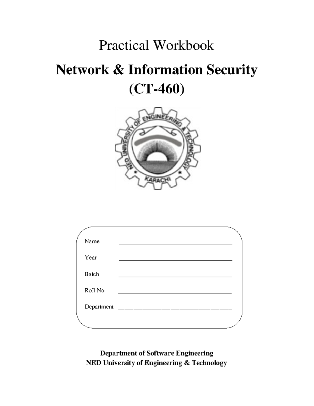(NIS) CT460SoftwareEngg spring 2021 final Practical Workbook