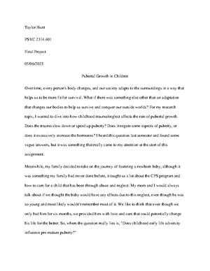 Behavior Modification Project - You will propose a program for changing ...