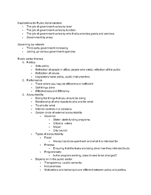 Public Administration notes 2 - More workers More spending 5 myths ...