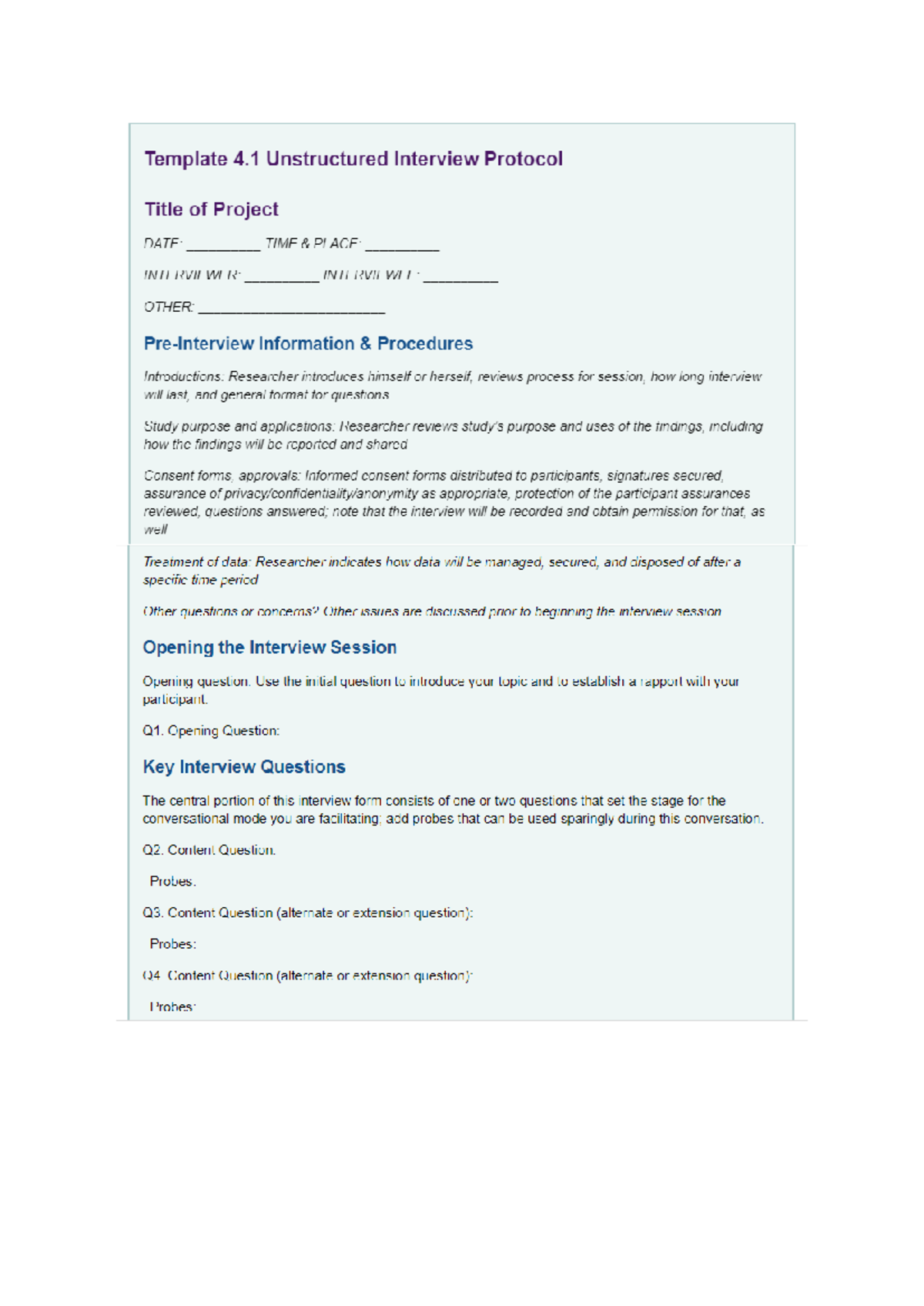 Interview Templates - exemplos de entrevistas a empreendedores ...