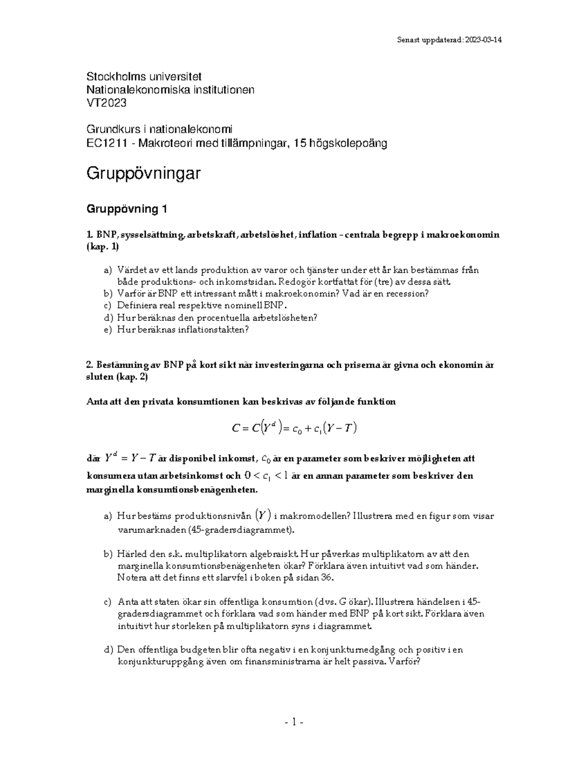 GÖ 1 - Senast Uppdaterad: 2023-03- 1 - Stockholms Universitet ...