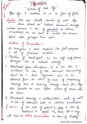 SFH Assignment - science - Environmental Biology, Chemistry & Geo ...