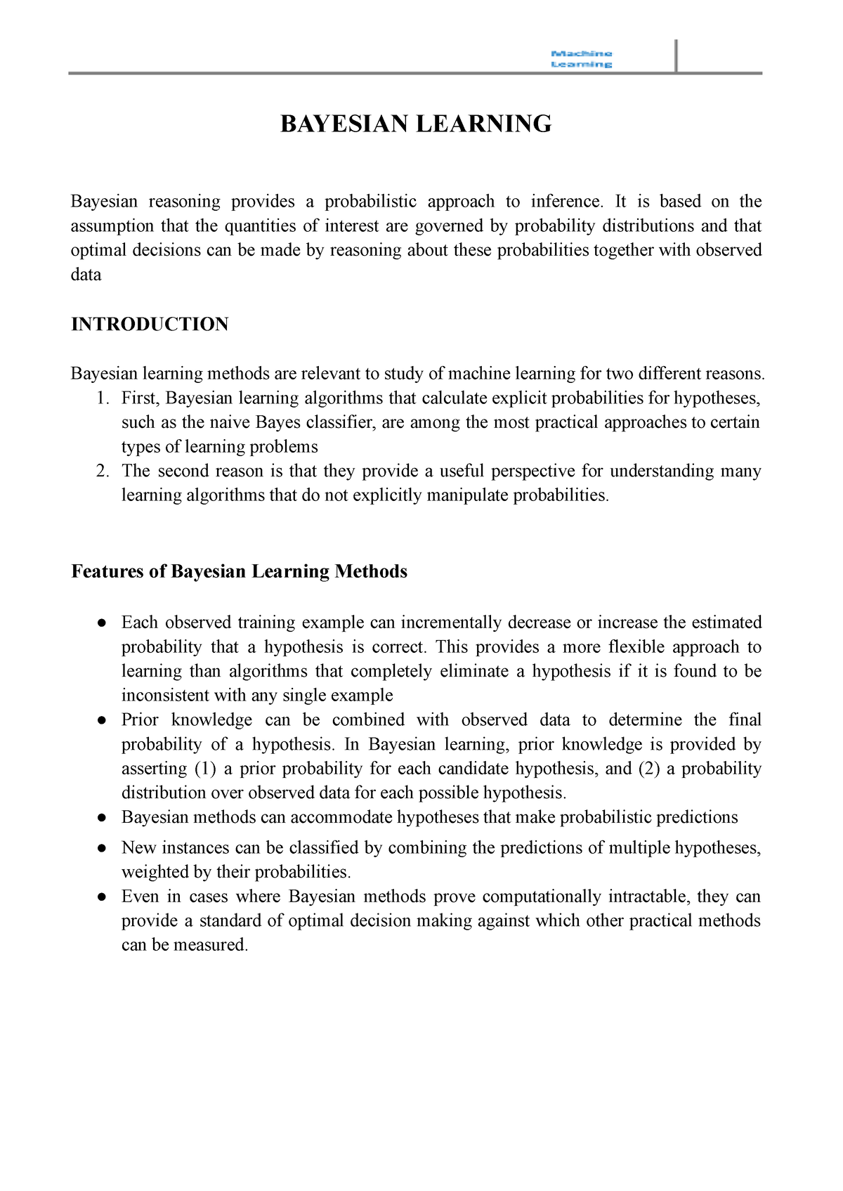 Module 4 BAYESIAN LEARNING Bayesian Reasoning Provides A   Thumb 1200 1695 