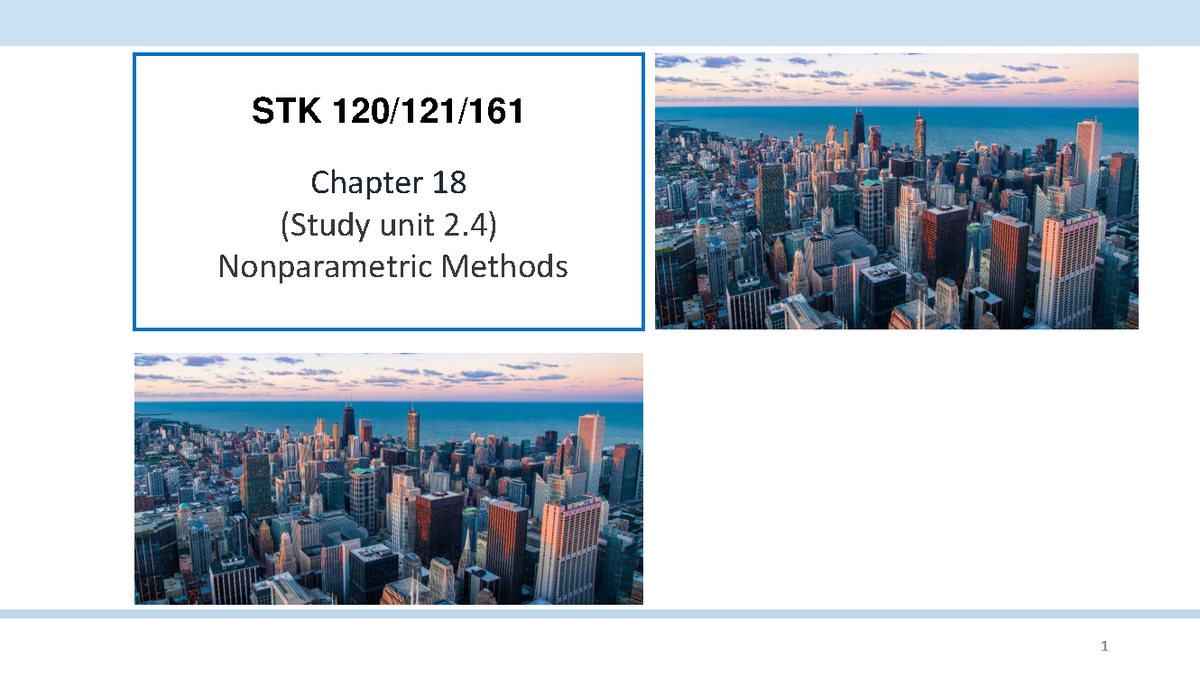 STK121 SUT 2.4.1-2.4.4 Nonparametric Methods (2023) MBS - STK 120/121 ...