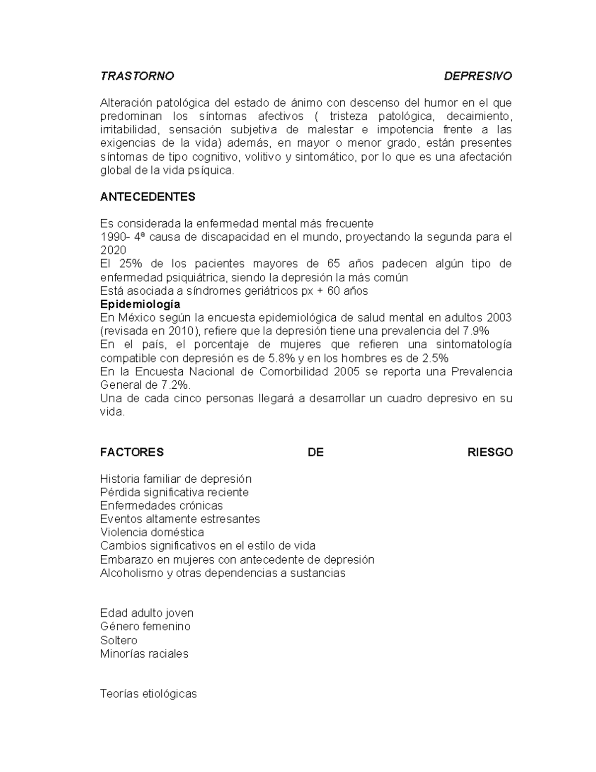 impotencia depresiva