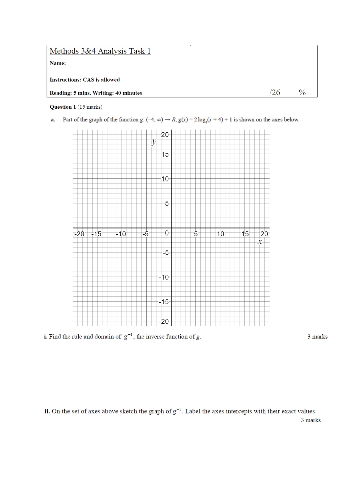 Analysis Task 1 - Studocu