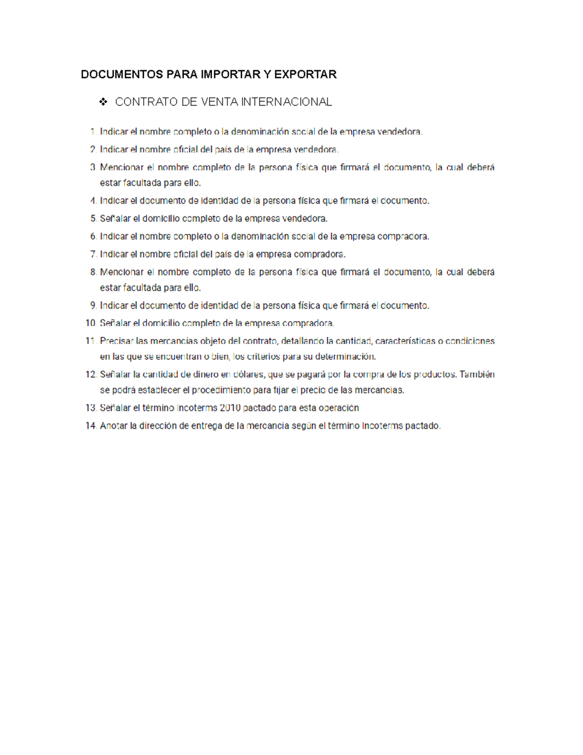 Documentos PARA Importar Y Exportar - DOCUMENTOS PARA IMPORTAR Y ...