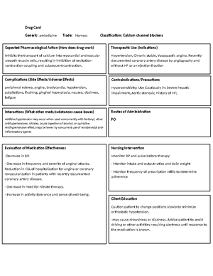 Drug Card Azithromycin - Drug Card Generic: azithromycin Trade ...