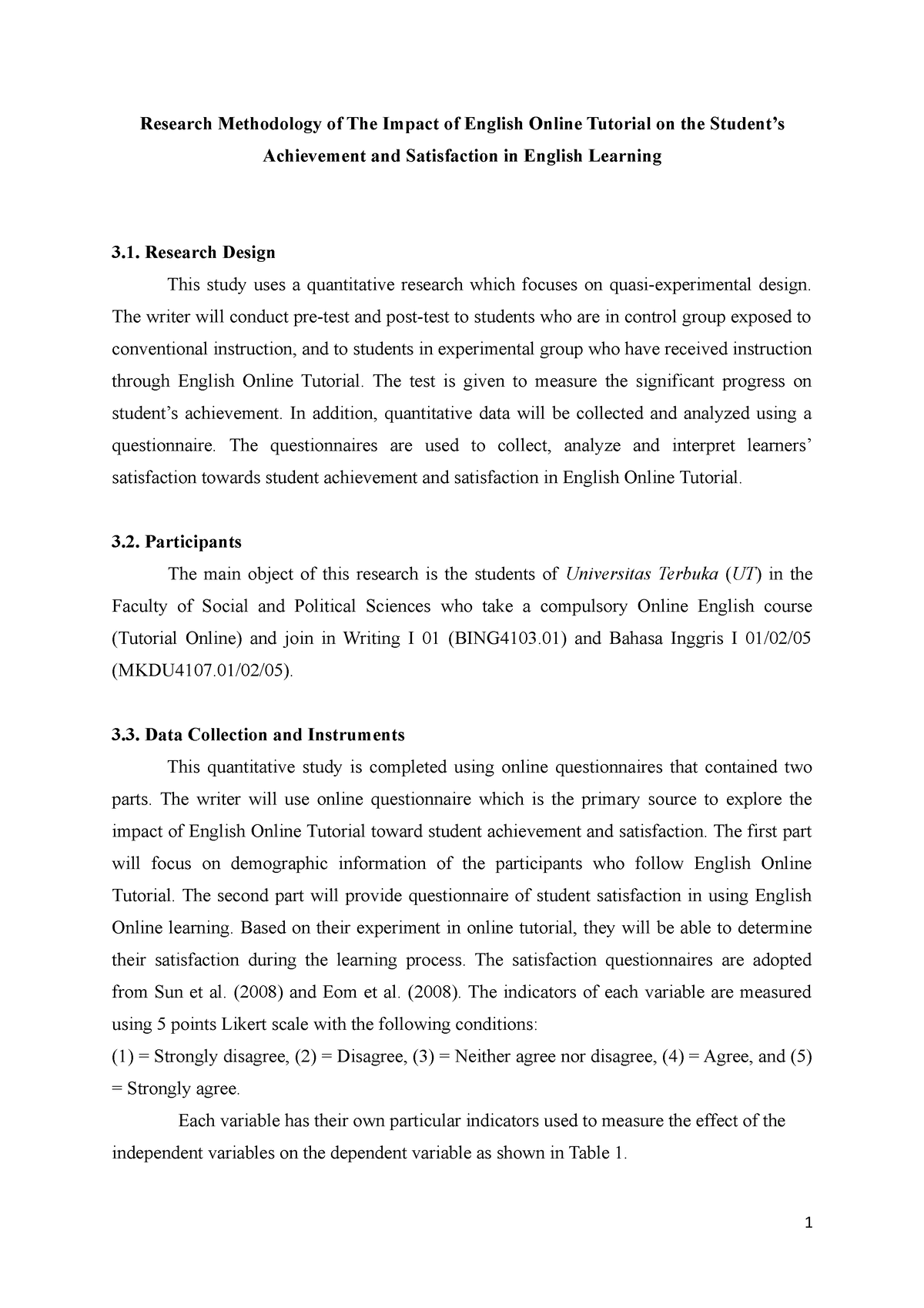 research-methodology-of-the-impact-of-english-online-tutorial-the