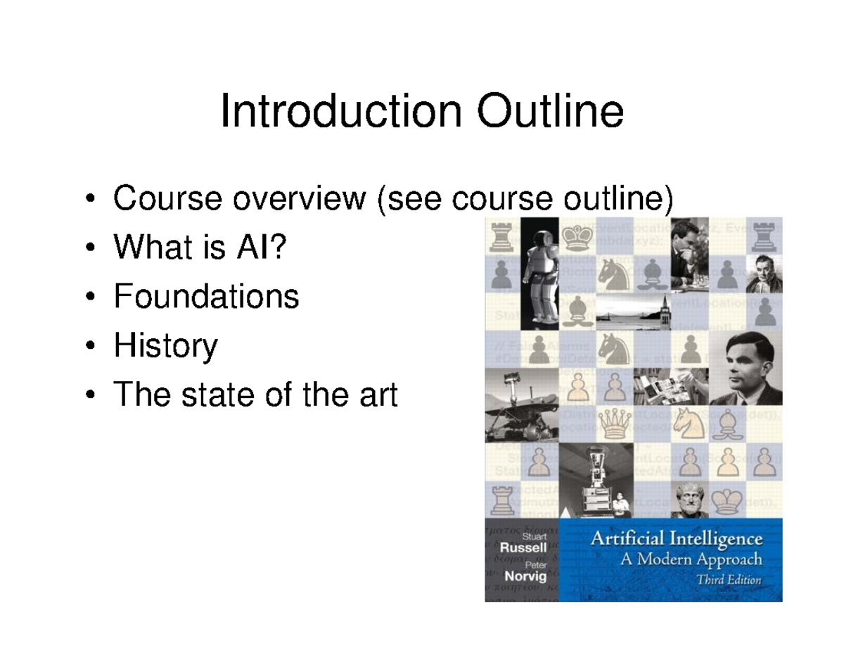 468 midterm slides - Introduction Outline • Course overview (see course ...