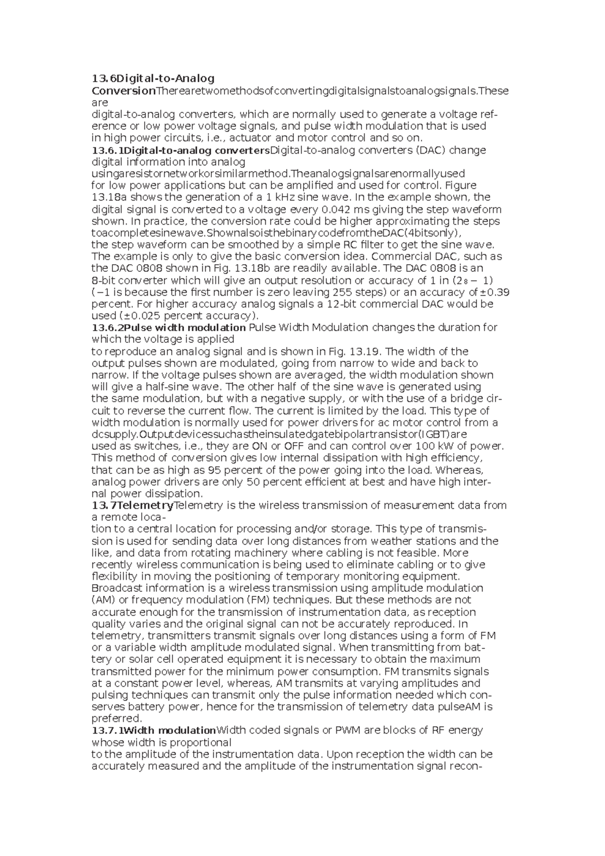 Process control applications 127 - 13-to-Analog - Studocu