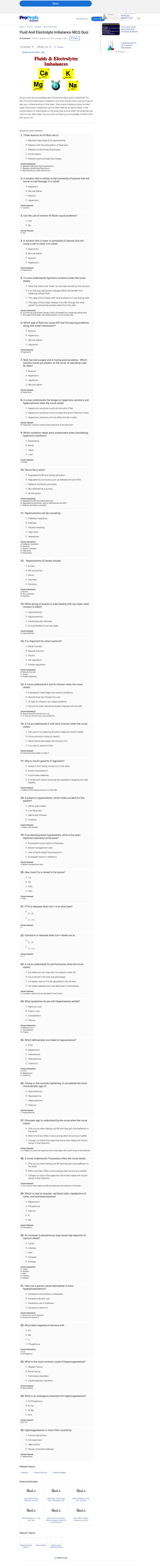 FON Chapter Wise Mcqs By Husain.Z - Fundamentals Of Nursing ( FON 2 ...