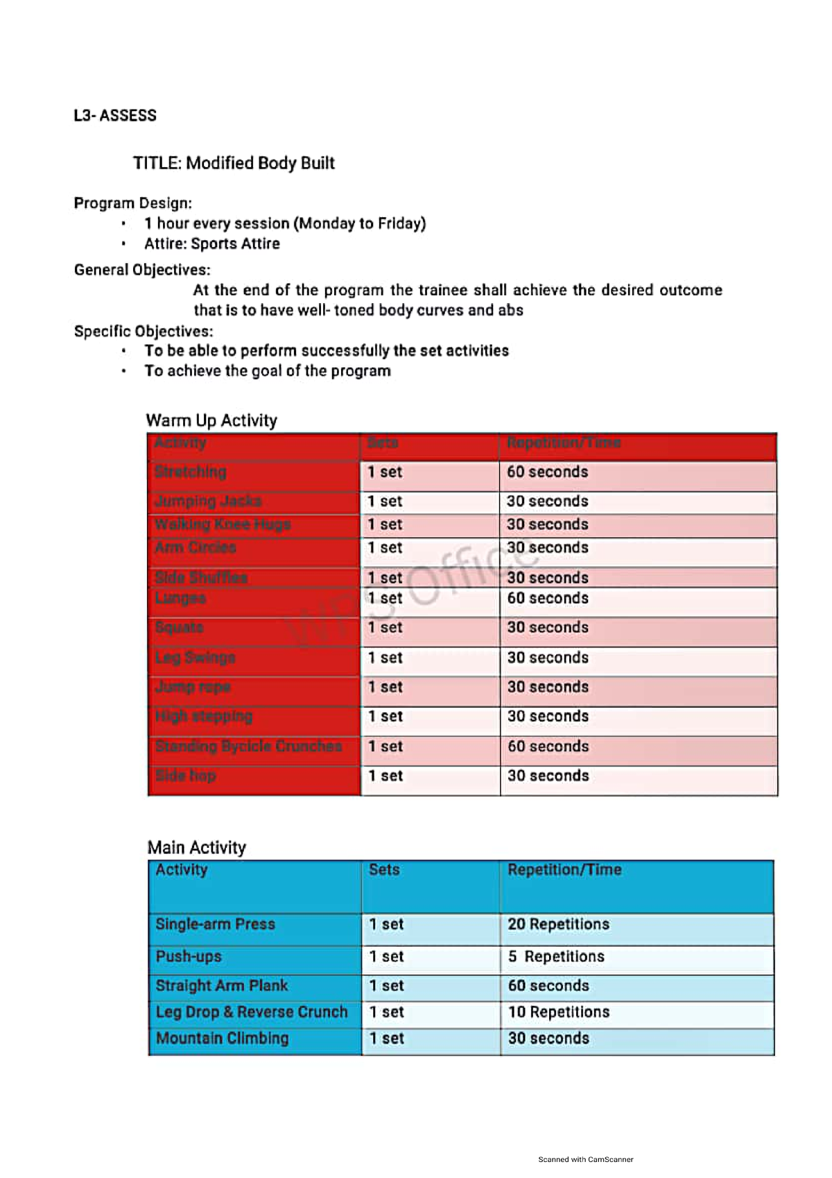 L-3 Assess - My Answers. - PATH-FIT 2 (Fitness Exercises) - Studocu