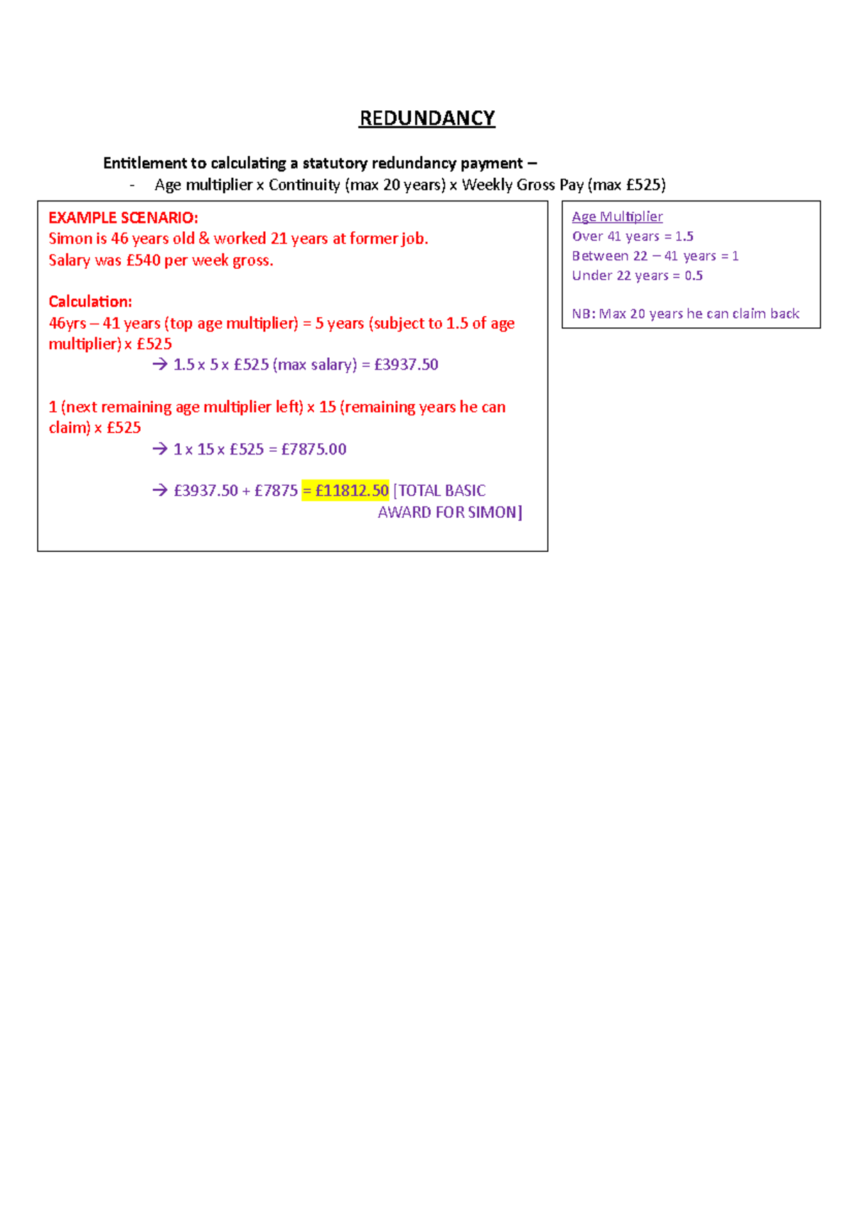 how-to-calculate-your-statutory-redundancy-pay-business-tips-youtube