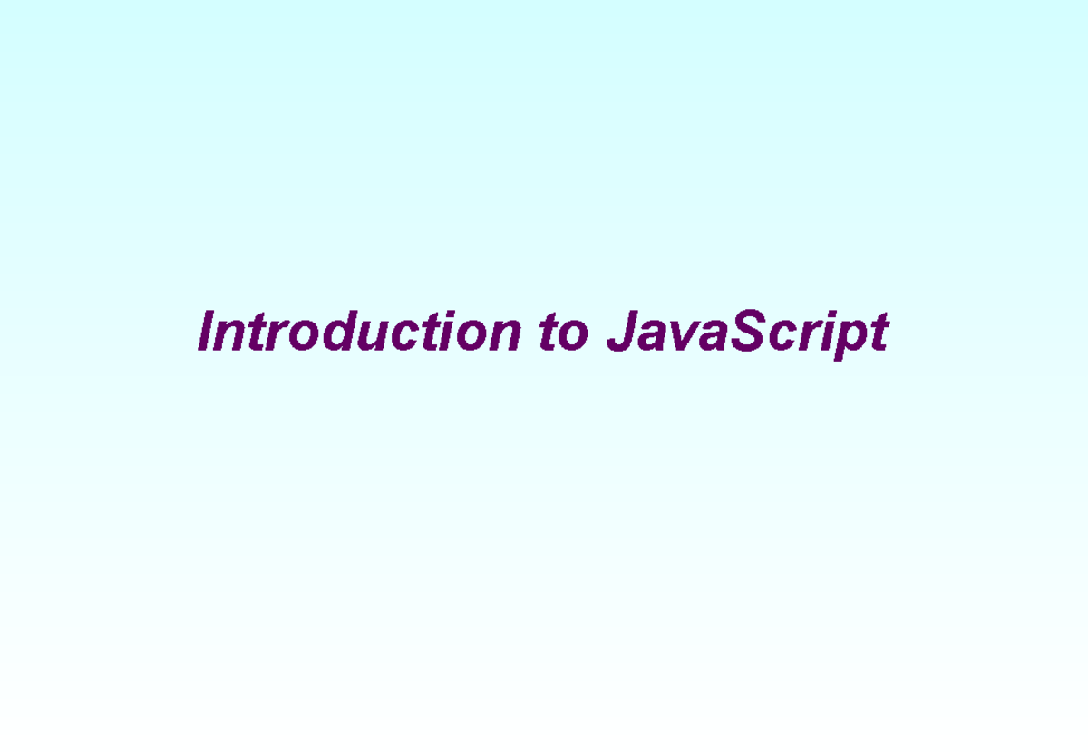 Tut 4 Javascript - SOEN 287 tutorial work4 - Introduction to JavaScript ...