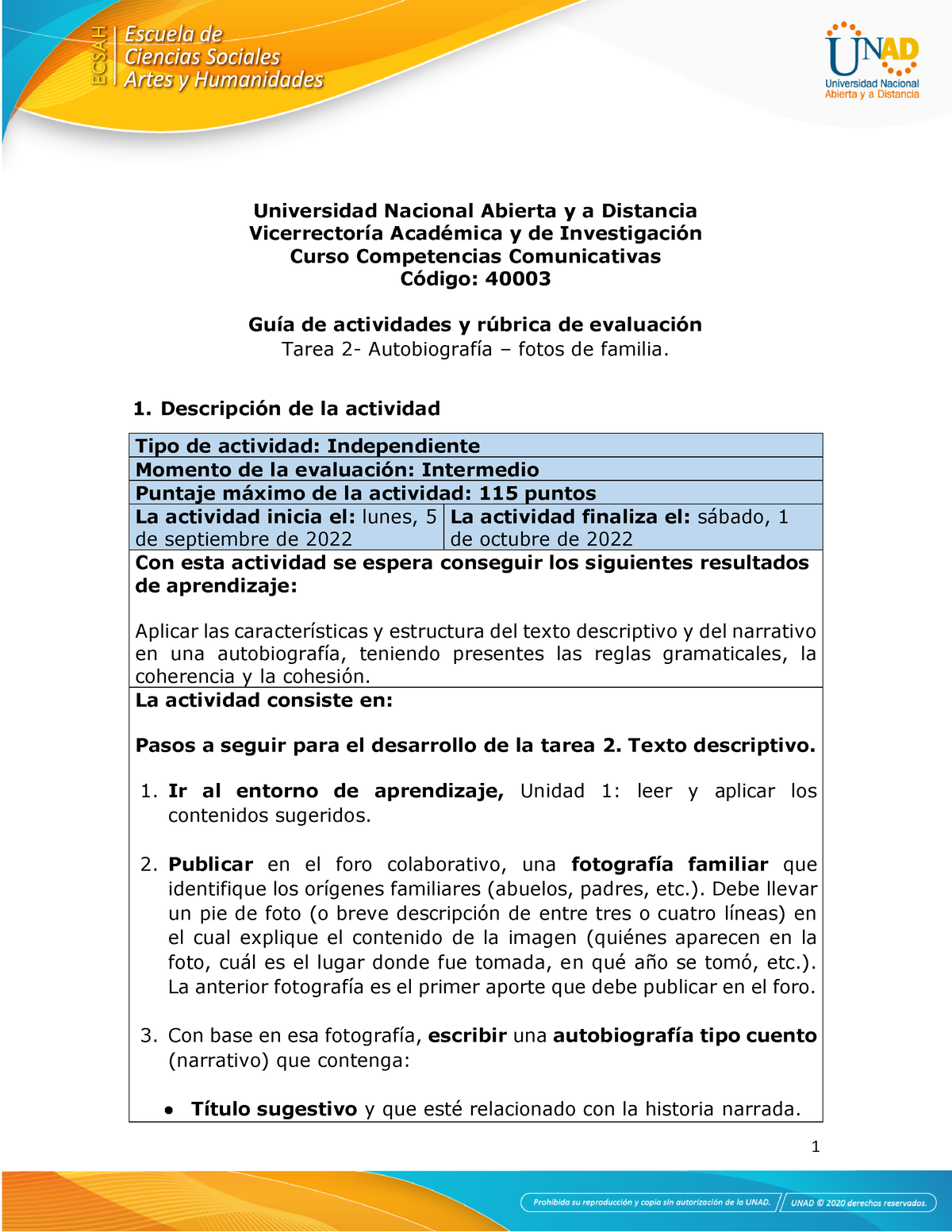 Guía De Actividades Y Rúbrica De Evaluación - Unidad 1 - Tarea 2 ...