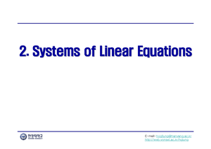 Helping material LP - Linear programming and its methods - Linear ...