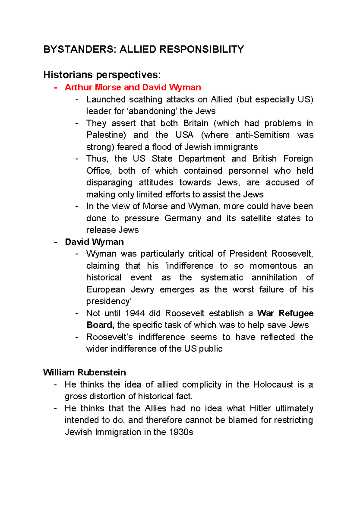 Baxter Paper 3 - History CIE - BYSTANDERS: ALLIED RESPONSIBILITY ...