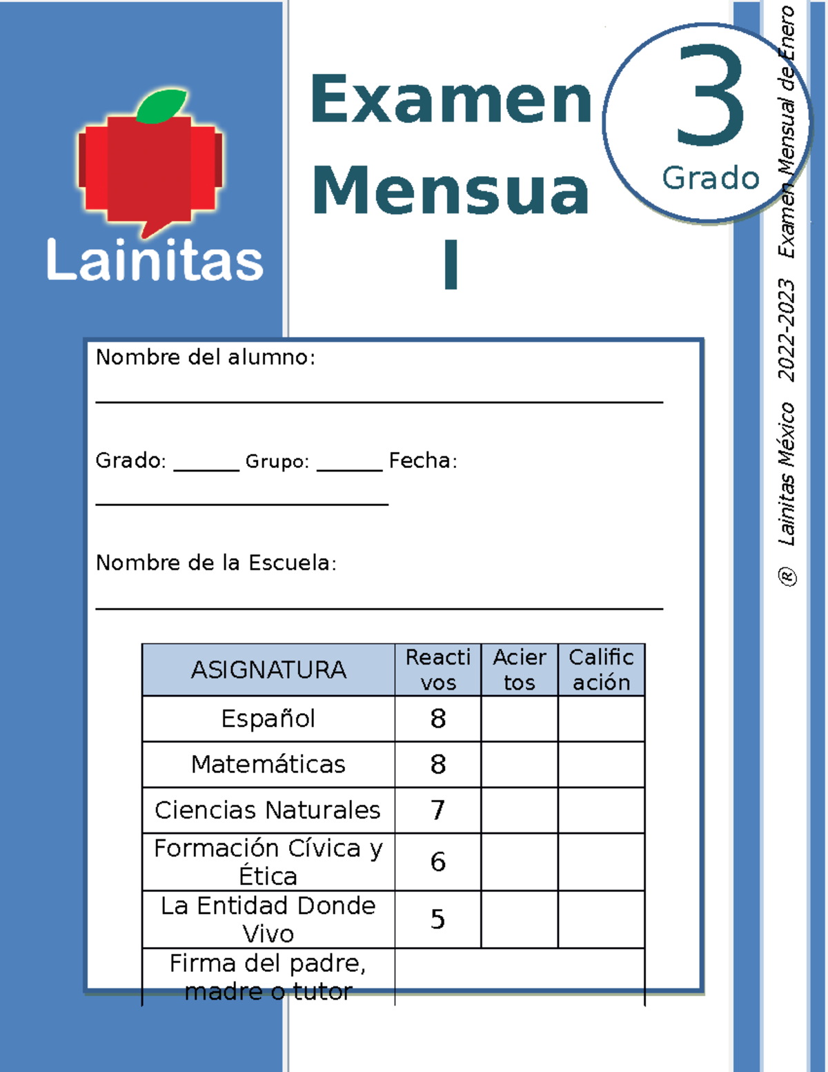 Lainitas Primaria 2023 2024 Segundo Grado - Image To U