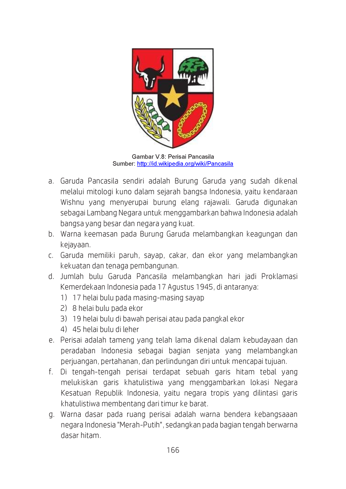 8-Pendidikan Pancasila-181 - 166 Gambar V: Perisai Pancasila Sumber: Id ...